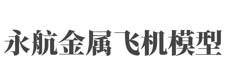 永航金屬飛機模型